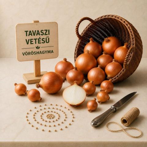Tavaszi vetésű vöröshagyma