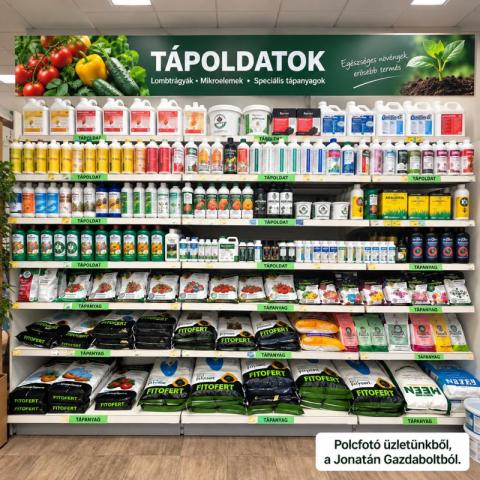 TÁPOLDATOK, lombtrágyák, mikroelemek ÚJ!!