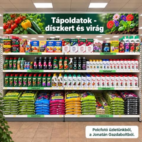 Tápoldatok - díszkert és virág